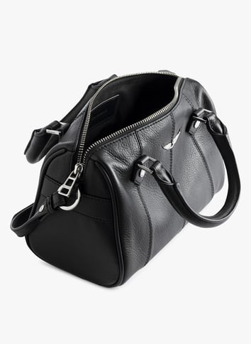 Sac bandoulière en cuir ZADIG&VOLTAIRE Noir